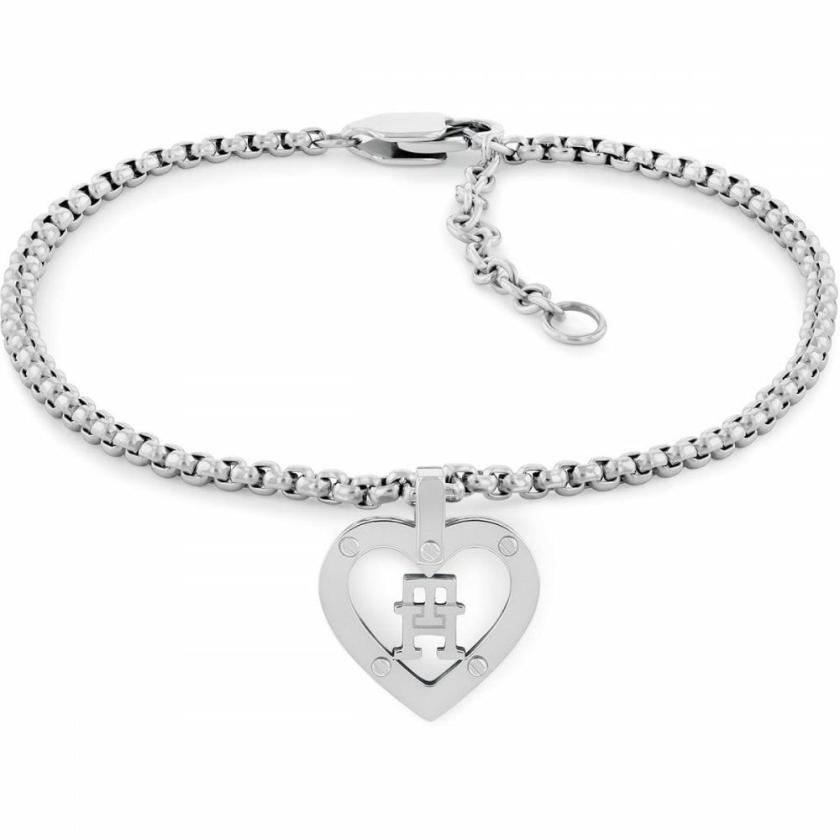 Bracelets | Womens Ladies Monogram Hearts Chain Bracelet Bracelets Bracelets