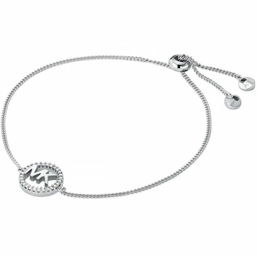 Bracelets | Womens Ladies Stone Set MK Sterling Silver Slider Bracelet Bracelets Bracelets