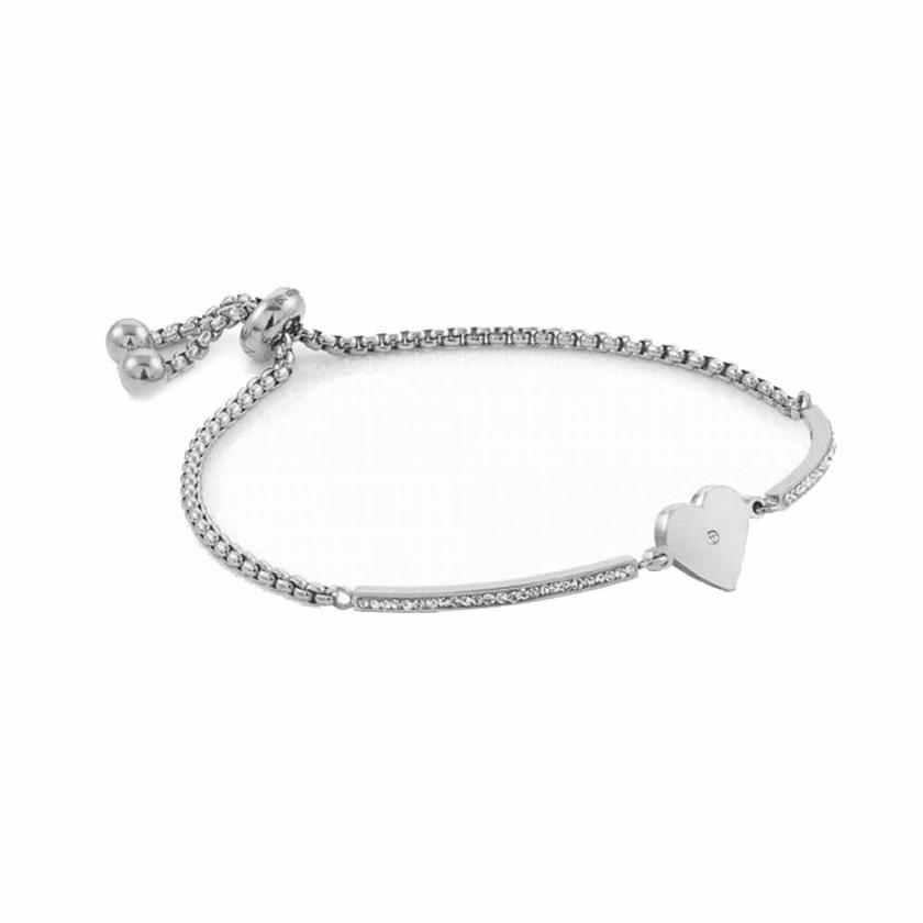 Bracelets | Womens MILLELUCI Pave Heart Toggle Bracelet Bracelets Bracelets