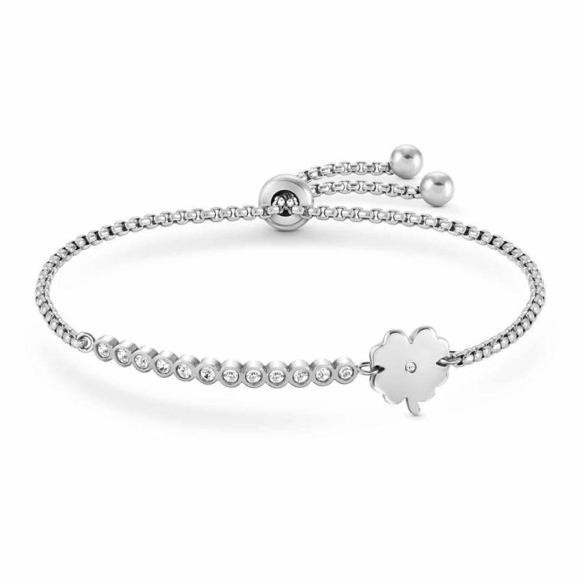 Bracelets | Womens MILLELUCI Stainless Steel Clover Bracelet Bracelets Bracelets