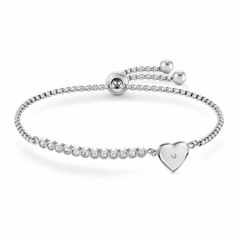 Bracelets | Womens MILLELUCI Stainless Steel Heart Bracelet Bracelets Bracelets