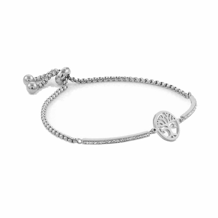 Bracelets | Womens MILLELUCI Steel Tree of Life Toggle Bracelet Bracelets Bracelets