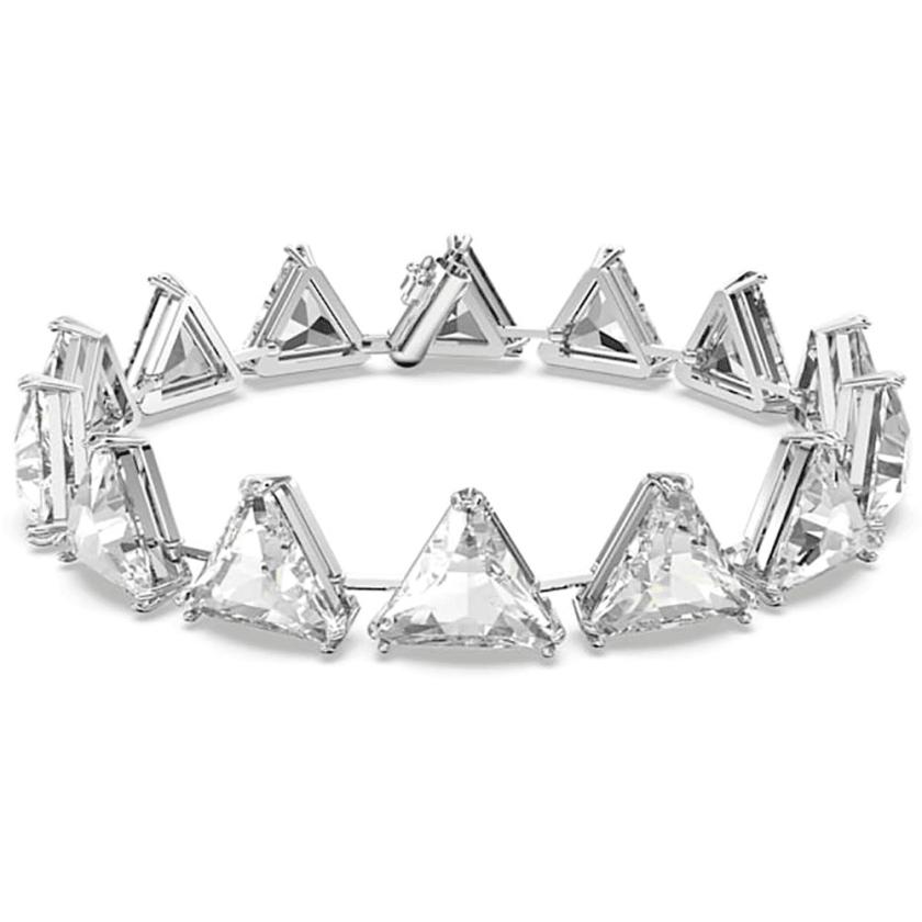 Bracelets | Womens Ortyx Triangle Cut Rhodium Plated Bracelet Bracelets Bracelets