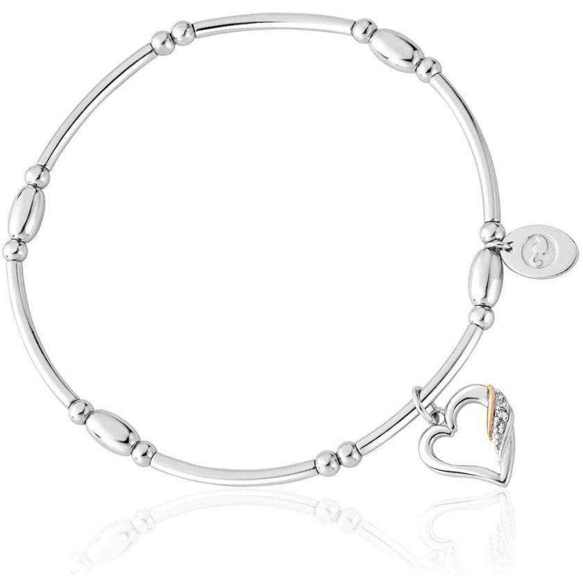 Bracelets | Womens Past, Present Future Heart Affinity Bracelet 9ct Rose Gold Bracelets