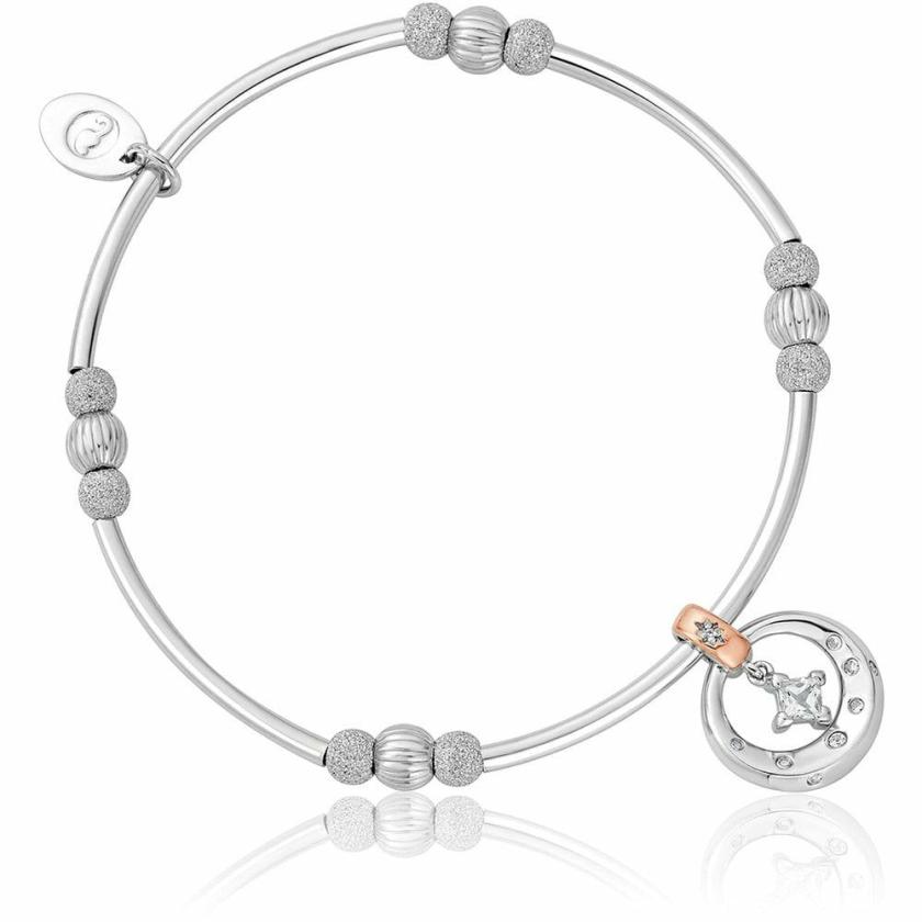 Bracelets | Womens Stars of the Llyn Peninsula White Topaz Affinity Bead Bracelet 9ct Rose Gold Bracelets