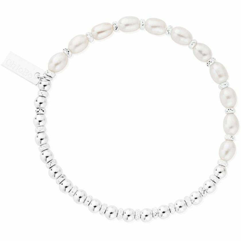 Bracelets | Womens Story of Love Silver & Pearl Bracelet Bracelets Bracelets