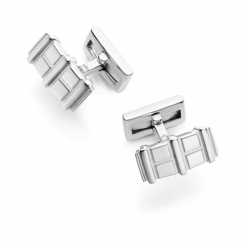 Cufflinks | Mens Brutalist Silver Bar Cufflinks Cufflinks Cufflinks