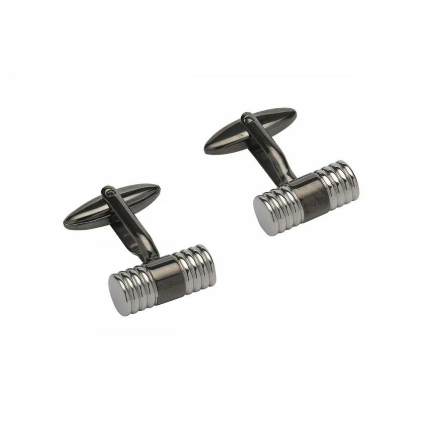 Cufflinks | Mens Gunmetal IP Stainless Steel Cufflinks Cufflinks Cufflinks