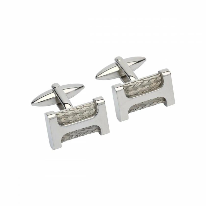 Cufflinks | Mens Stainless Steel Patterned Cufflinks Cufflinks Cufflinks