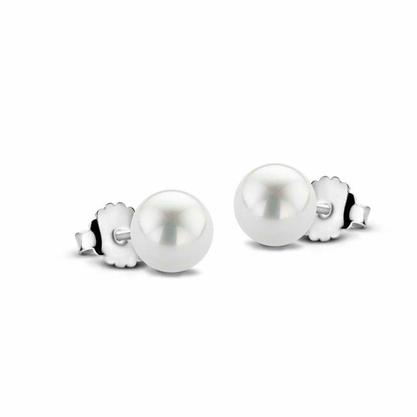 Earrings | Classic White Pearl Studs Earrings Earrings