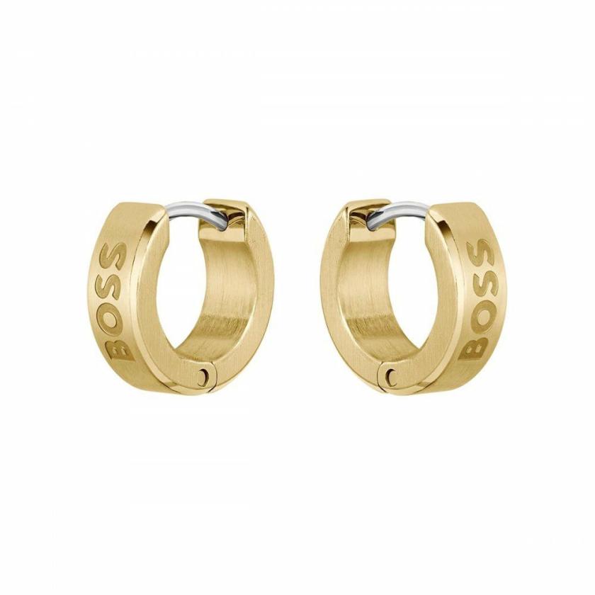 Earrings | Mens Odell Gold PVD Huggie Hoop Earrings Earrings Earrings