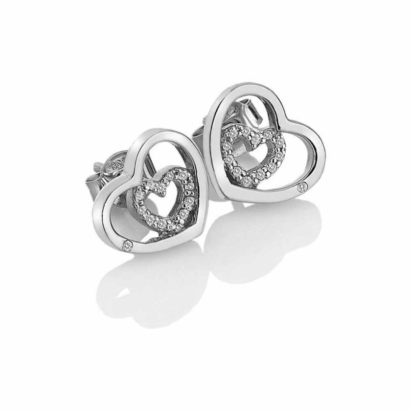 Earrings | Womens Enchanting Encased Heart Earrings Earrings Earrings