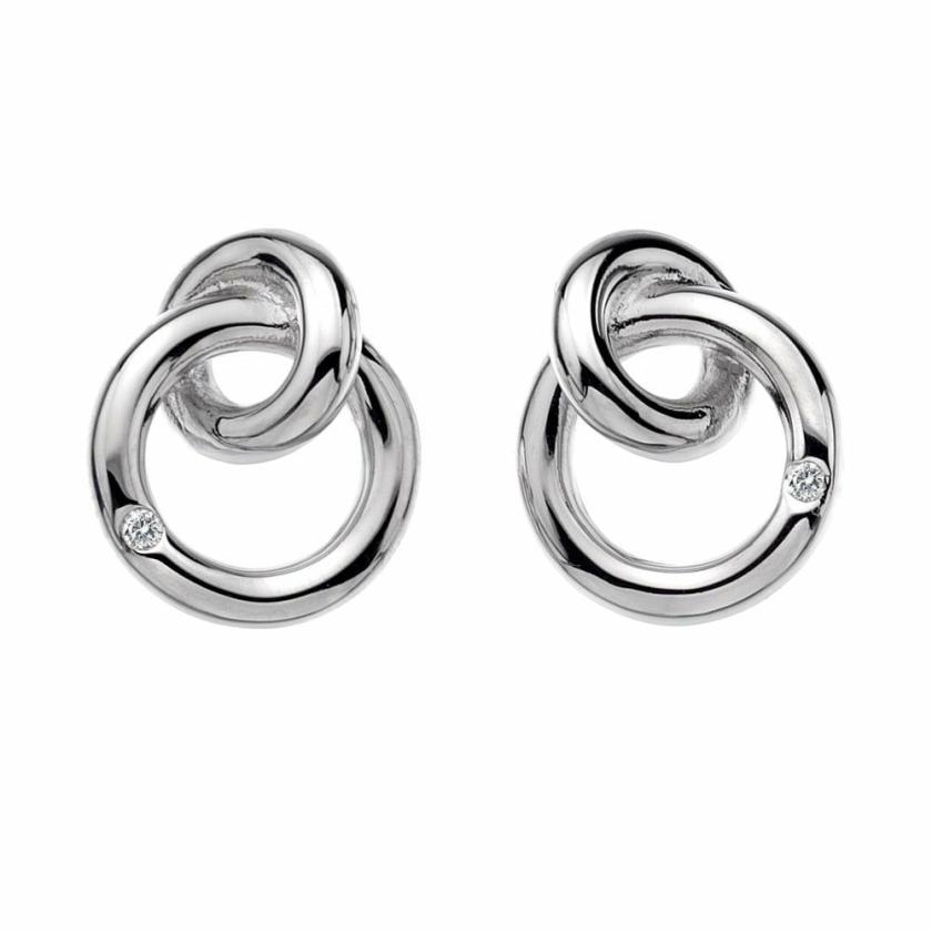 Earrings | Womens Eternity Interlocked Earring Studs Earrings Earrings