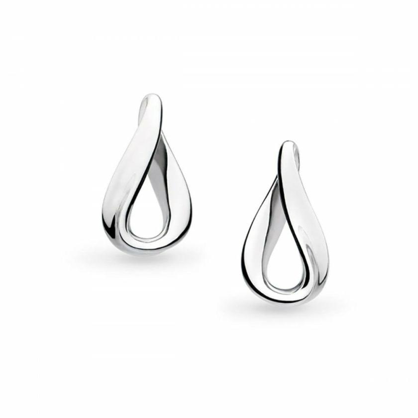 Earrings | Womens Ladies Serenity Rhodium Plated Dainty Stud Earrings Earrings Earrings