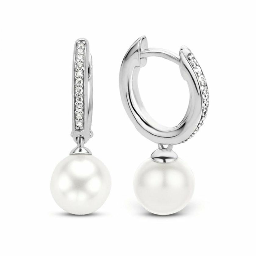 Earrings | Womens Ladies Silver Pearl Earring Earrings Earrings