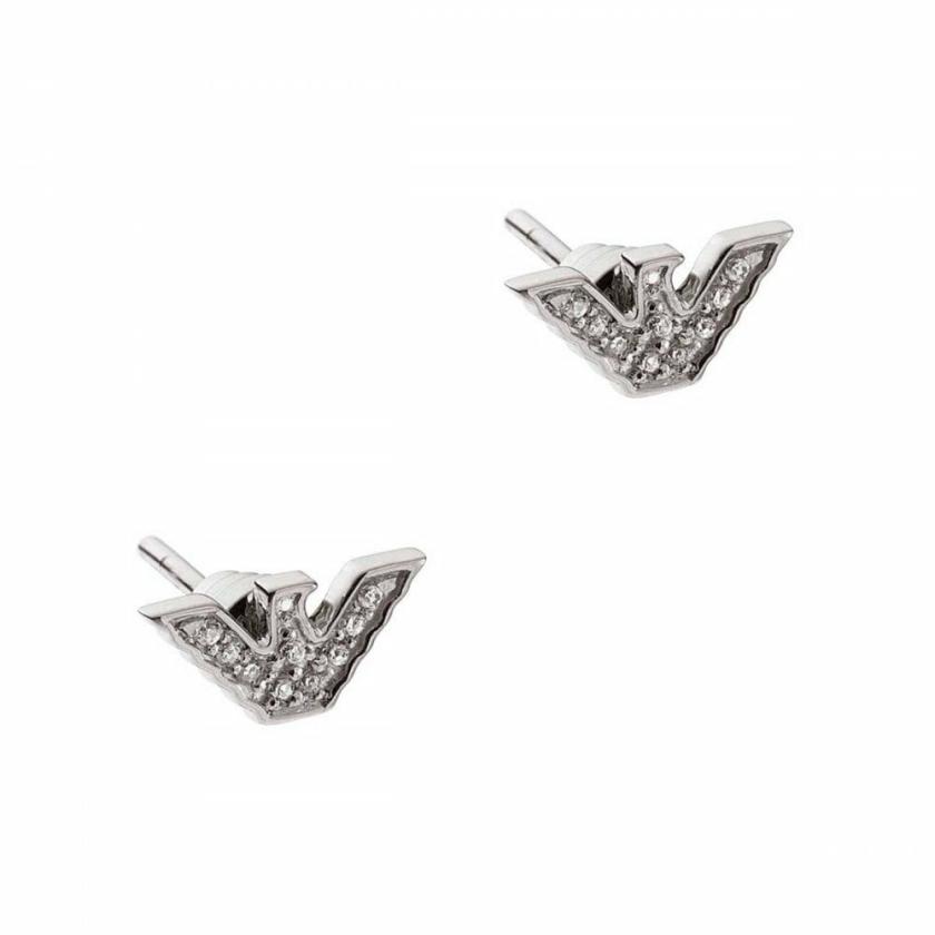 Earrings | Womens Ladies Sterling Silver Logo Stud Earrings Earrings Earrings