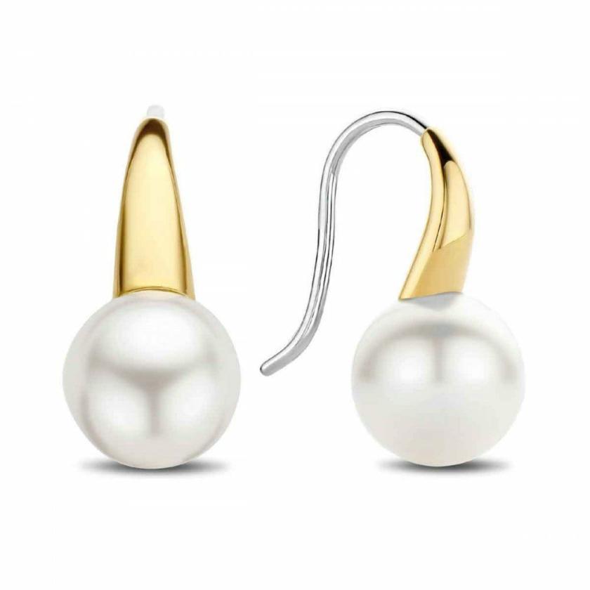 Earrings | Womens Pearl and Gold Pearl Drop Earrings Earrings Earrings