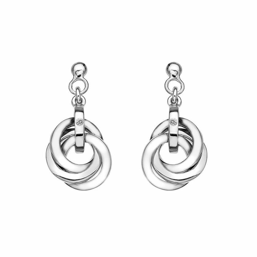 Earrings | Womens Silver Trio Drop Earrings Earrings Earrings