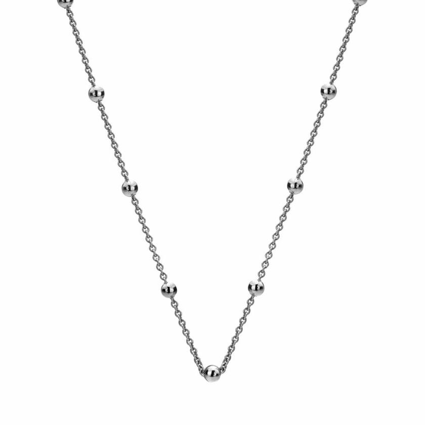 Necklaces & Pendants | Womens Emozioni 24" Intermitten Bead Chain Jewellery Type Necklaces & Pendants