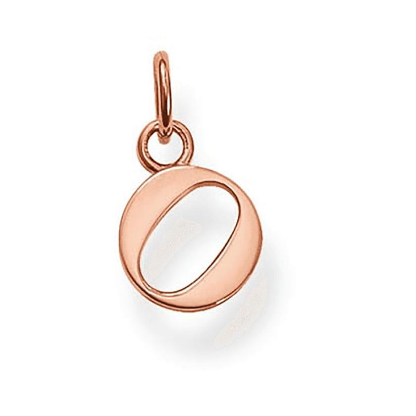 Necklaces & Pendants | Womens Rose Gold Plated "O" Pendant Jewellery Type Necklaces & Pendants