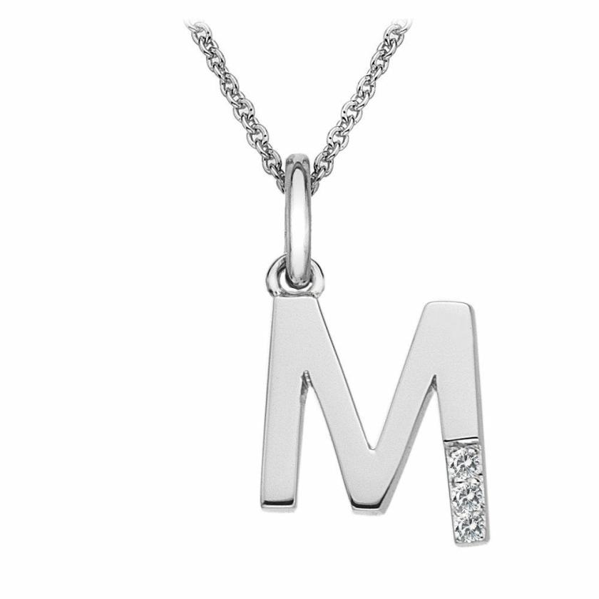 Necklaces & Pendants | Letter ‘M’ Micro Necklace Jewellery Type Necklaces & Pendants