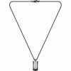 Necklaces & Pendants | Mens Devon Black IP Tag Box Chain Necklace Jewellery Type Mens