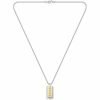 Necklaces & Pendants | Mens Devon Two Tone Tag Box Chain Necklace Jewellery Type Mens