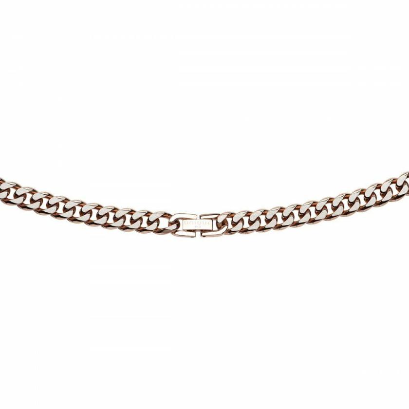 Necklaces & Pendants | Mens Gents Rose Gold Plated Curb Link Necklace Jewellery Type Mens