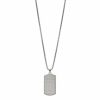 Necklaces & Pendants | Mens Gents Stainless Steel Detailed Dog Tag Necklace Jewellery Type Mens