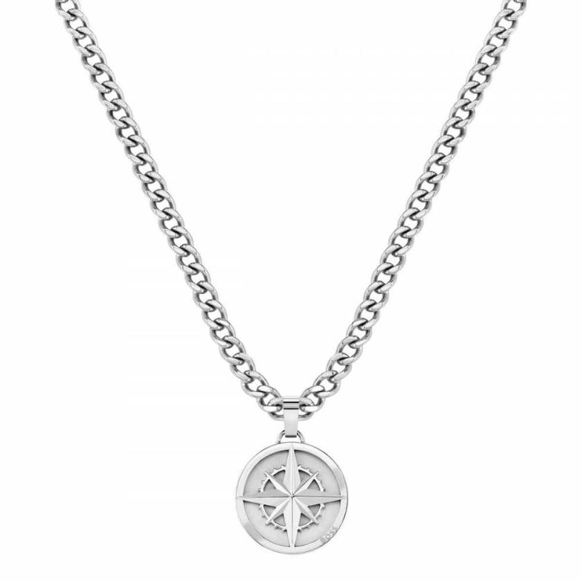 Necklaces & Pendants | Mens North Stainless Steel Compass Chain Necklace Jewellery Type Mens