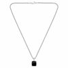 Necklaces & Pendants | Mens Odell Black IP Plated Sqaure Necklace Jewellery Type Mens