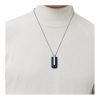 Necklaces & Pendants | Mens Orlado Blue Steel Dog Tag Necklace Jewellery Type Mens