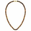 Necklaces & Pendants | Mens Sphere Stones Tigers Eye Beaded Necklace Jewellery Type Mens