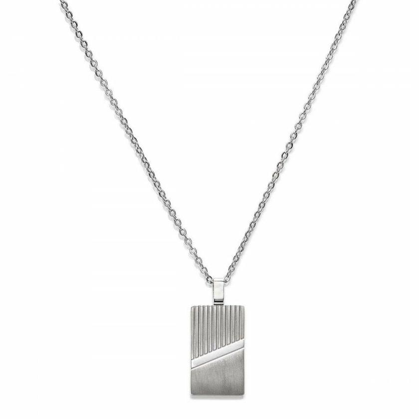 Necklaces & Pendants | Mens Stainless Steel Matte Polished Chain Necklace Jewellery Type Mens