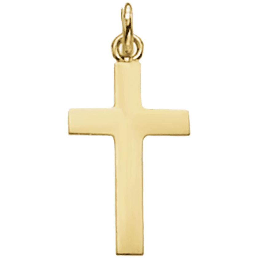 Necklaces & Pendants | Mens/Womens 9ct Yellow Gold (2cm) Cross Pendant 9ct Yellow Gold Mens