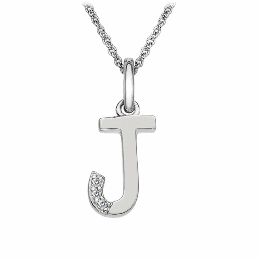 Necklaces & Pendants | Silver Letter ‘J’ Micro Pendant Jewellery Type Necklaces & Pendants