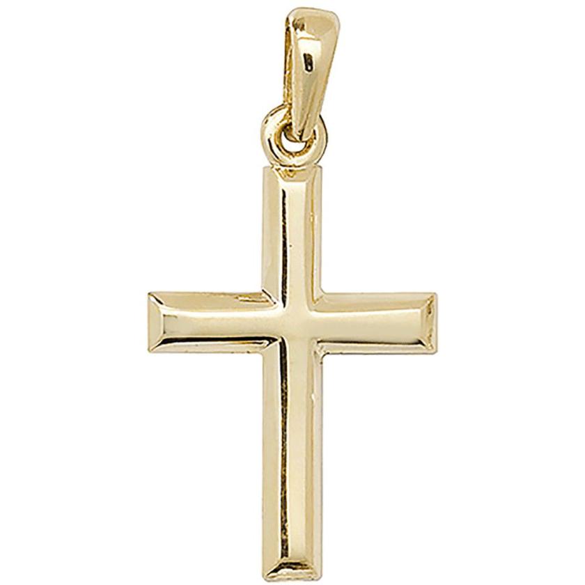 Necklaces & Pendants | Womens 9ct Yellow Gold (1.7cm) Cross Pendant 9ct Yellow Gold Necklaces & Pendants