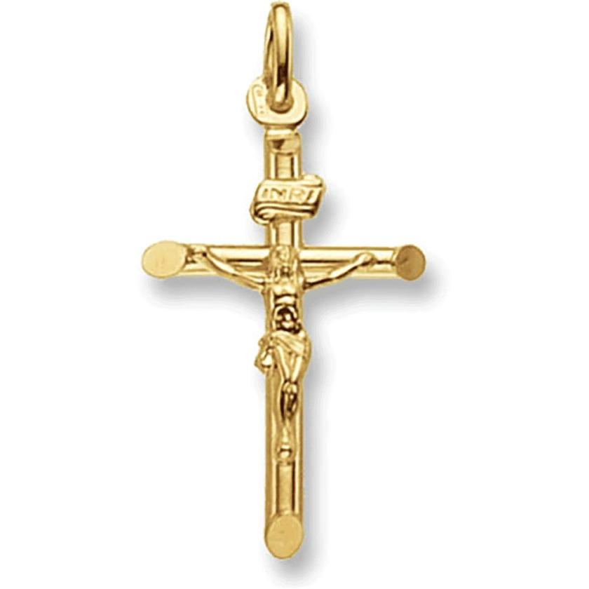 Necklaces & Pendants | Womens 9ct Yellow Gold (2.7cm) Crucifix Pendant 9ct Yellow Gold Necklaces & Pendants