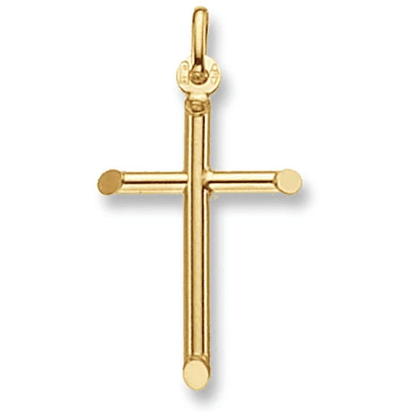 Necklaces & Pendants | Womens 9ct Yellow Gold Cross Pendant 9ct Yellow Gold Necklaces & Pendants