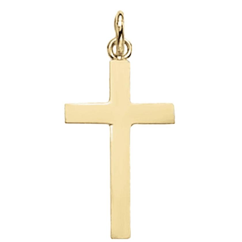 Necklaces & Pendants | Womens 9ct Yellow Gold Cross Pendant 9ct Yellow Gold Necklaces & Pendants