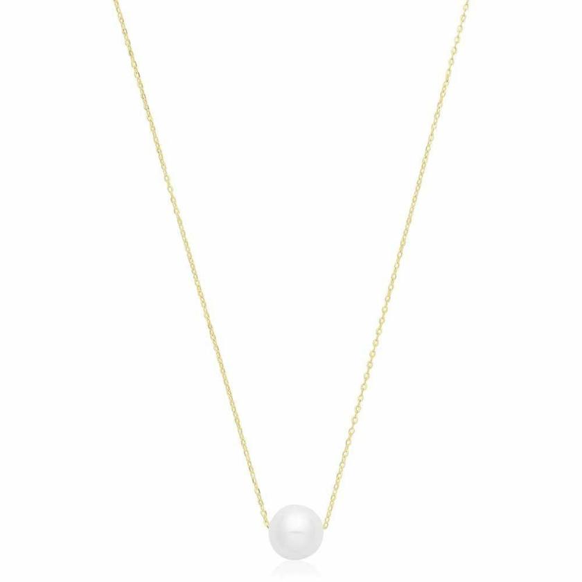 Necklaces & Pendants | Womens 9ct Yellow Gold Freshwater Pearl Necklace 9ct Yellow Gold Necklaces & Pendants