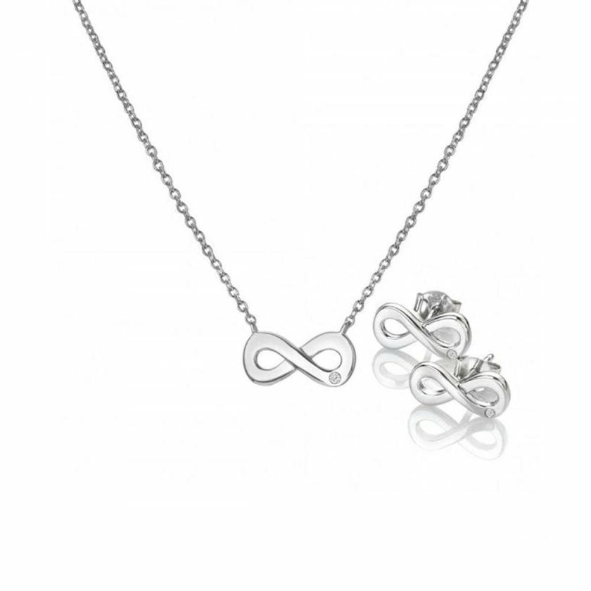 Necklaces & Pendants | Womens Amulets Infinity Earring And Necklace Set Jewellery Type Necklaces & Pendants