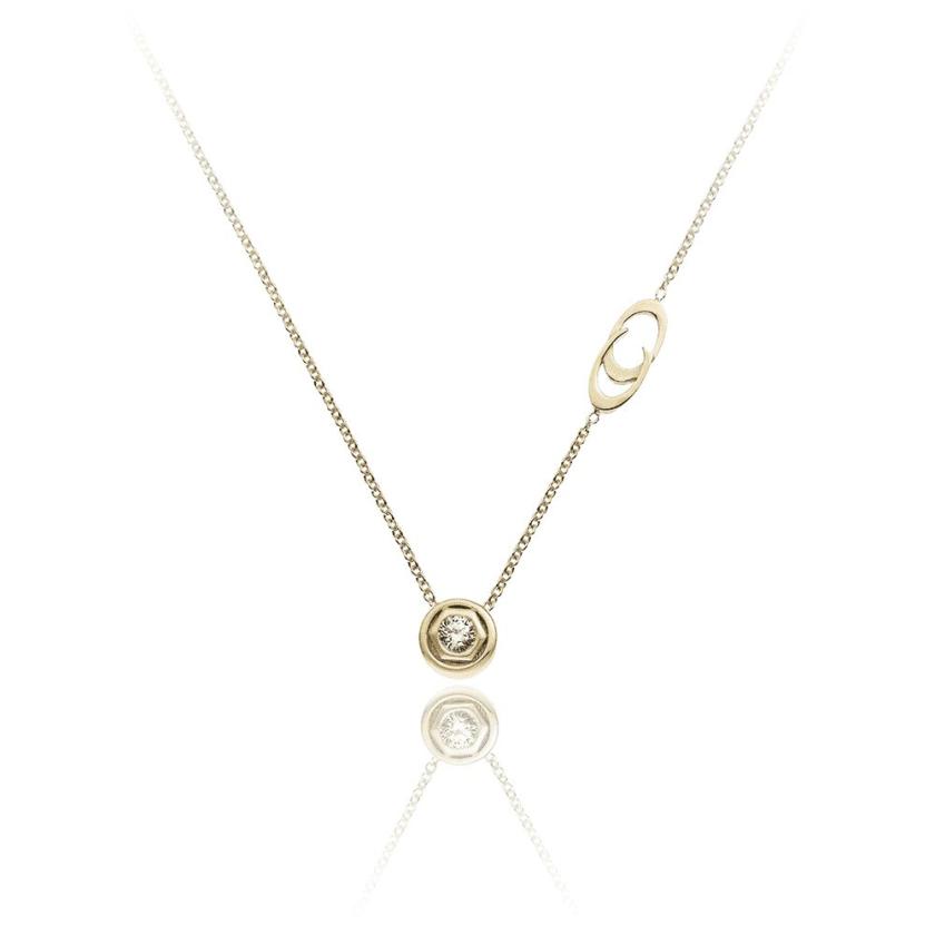 Necklaces & Pendants | Womens Armillas Be Mine 18ct Yellow Gold Diamond Necklace 18ct Yellow Gold Necklaces & Pendants