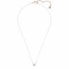 Necklaces & Pendants | Womens Attract Square Cut Rose Gold Toned Necklace Jewellery Type Necklaces & Pendants