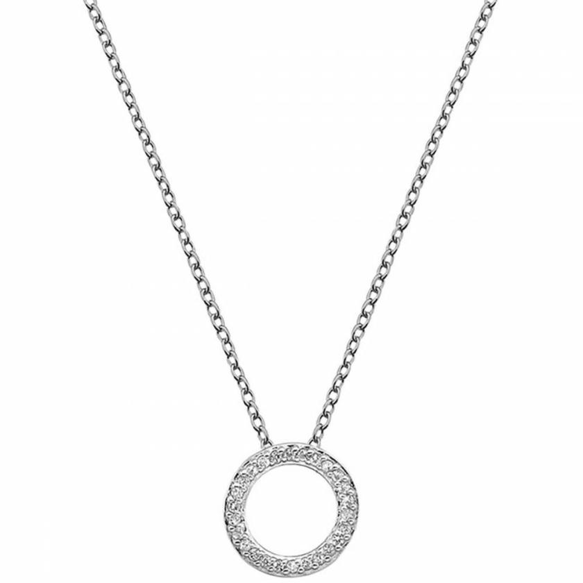 Necklaces & Pendants | Womens Bliss Circle White Topaz Necklace Jewellery Type Necklaces & Pendants