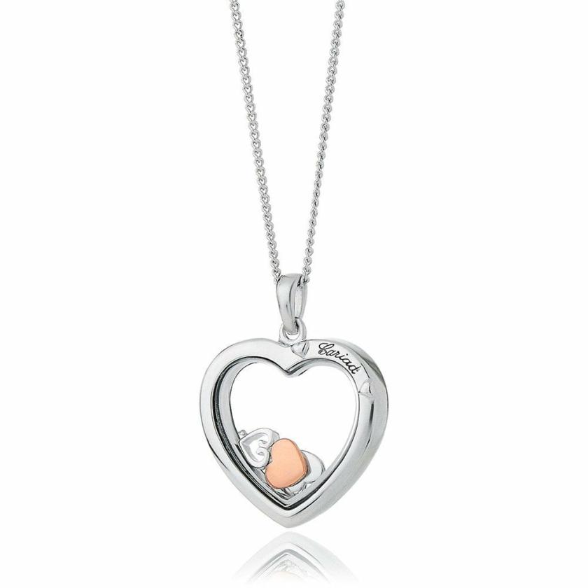 Necklaces & Pendants | Womens Cariad Inner Charm Pendant 9ct Rose Gold Necklaces & Pendants