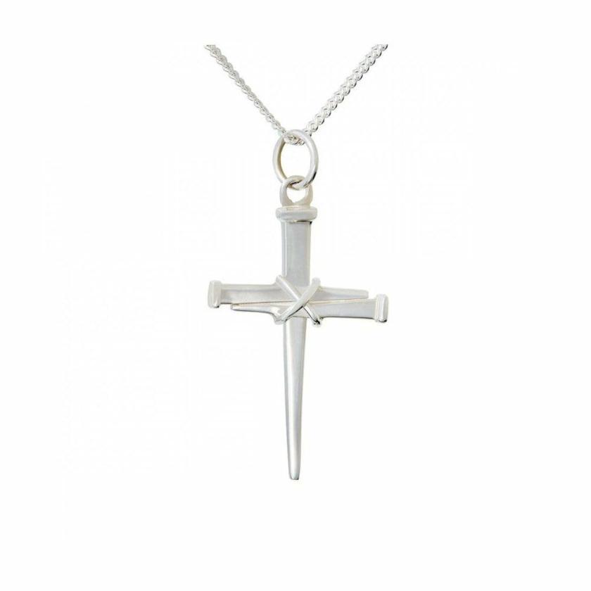 Necklaces & Pendants | Womens Coventry Cross Of Nails 9ct White Gold Large 35mm Pendant 9ct White Gold Necklaces & Pendants