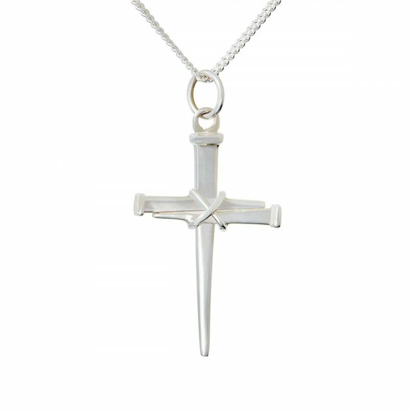 Necklaces & Pendants | Womens Coventry Cross Of Nails Silver Large 35mm Pendant Jewellery Type Necklaces & Pendants