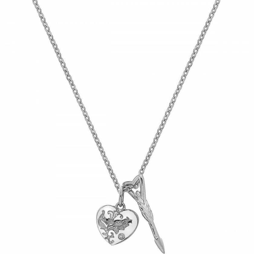 Necklaces & Pendants | Womens Cupids Arrow Sterling Silver Necklace Jewellery Type Necklaces & Pendants