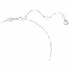 Necklaces & Pendants | Womens Dextera Mixed Cut Rhodium Plated Drop Necklace Jewellery Type Necklaces & Pendants